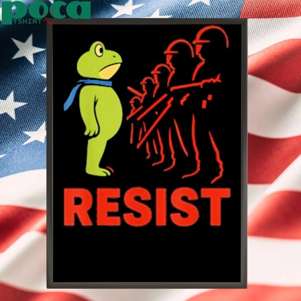 Vintage Portland 2025 Resist Portland Frog Protest T-shirt