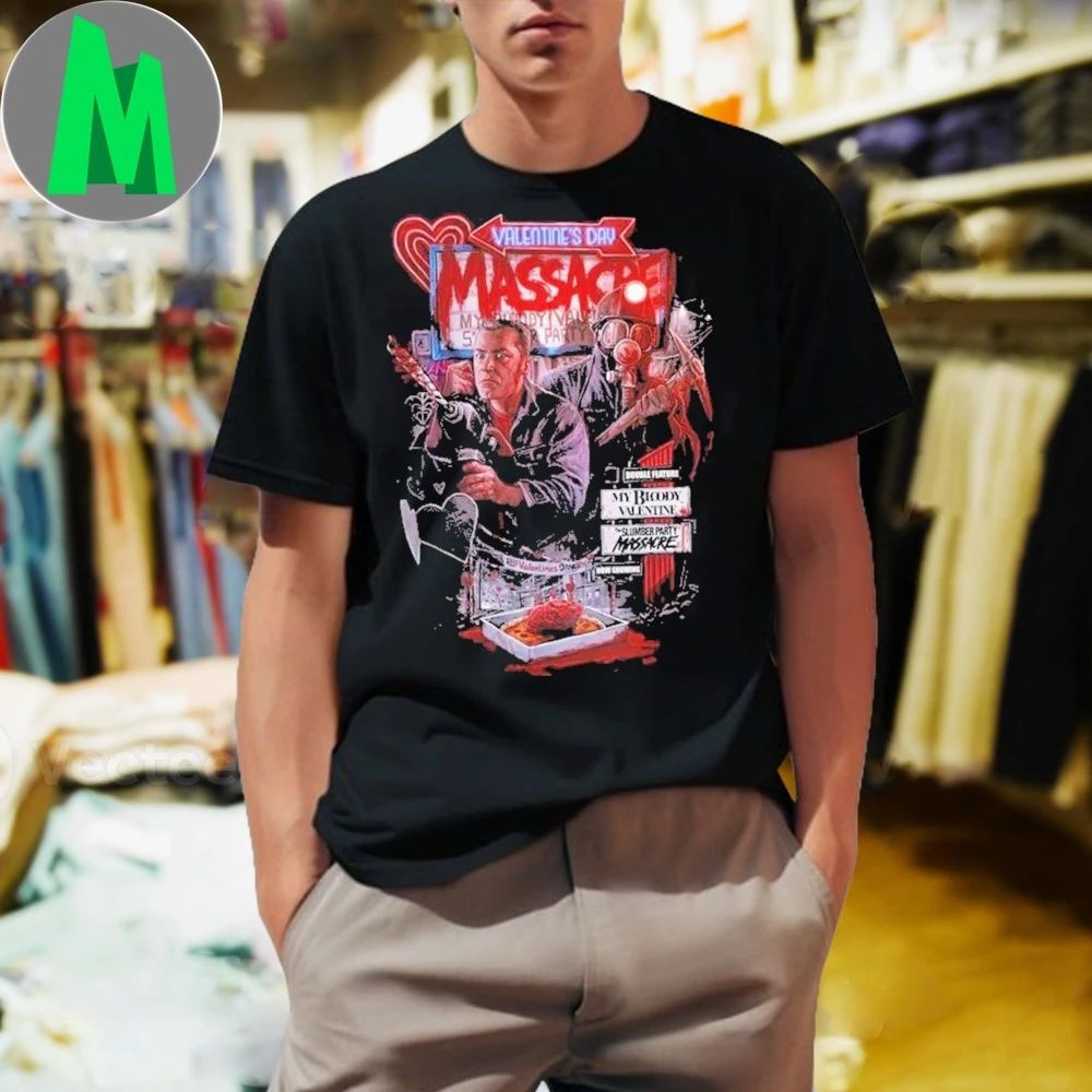 Gutter Garbs Valentine’s Day Massacre Double Feature Shirt