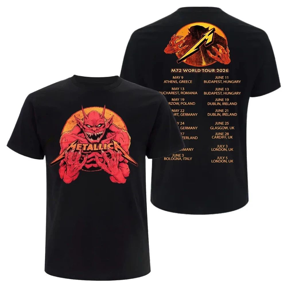 Metallica Pop-Up Store Jump in the fire’ M72 World Tour 2026 T-Shirt