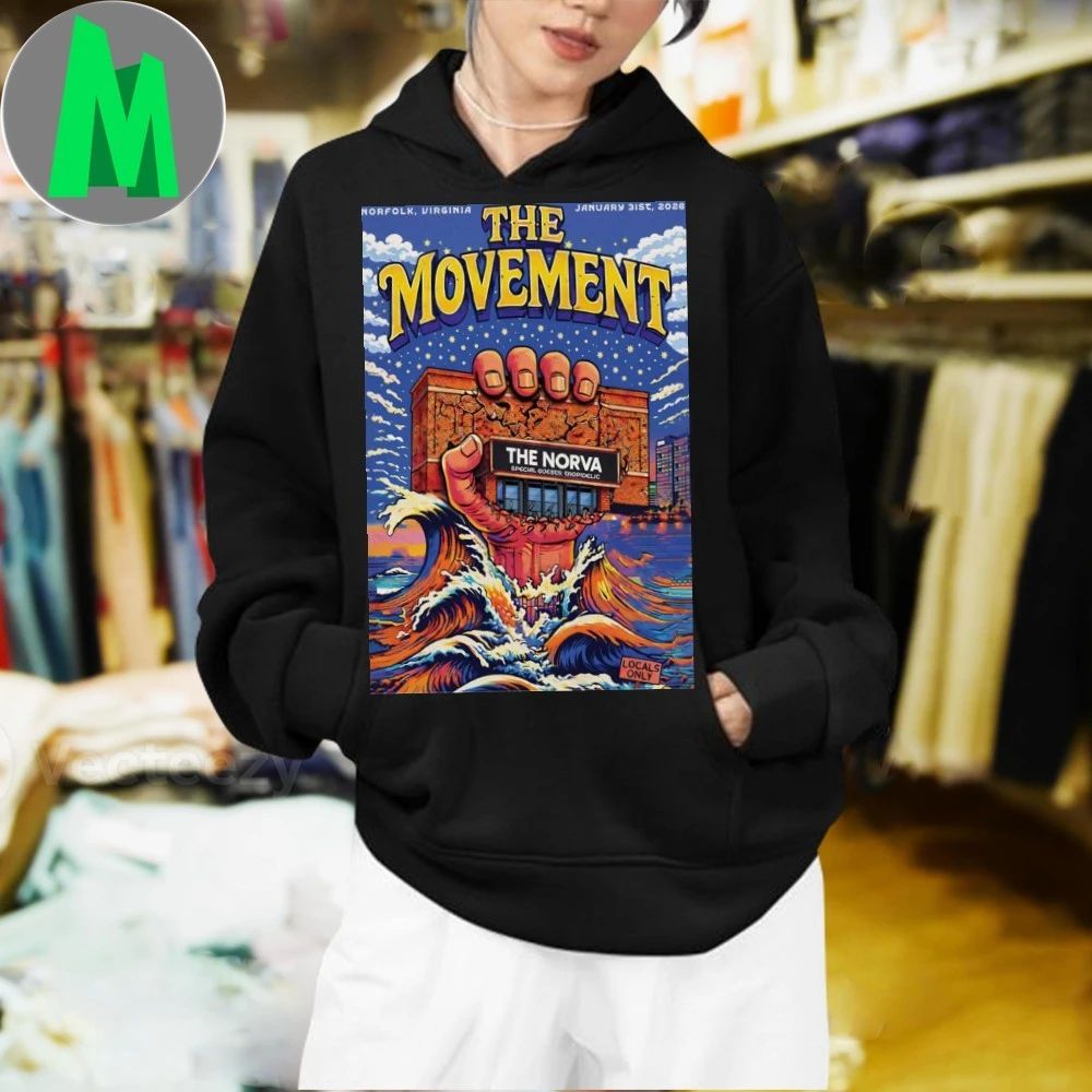 The Movement Norfolk Virginia Jan 31 2026 Poster T-Shirt
