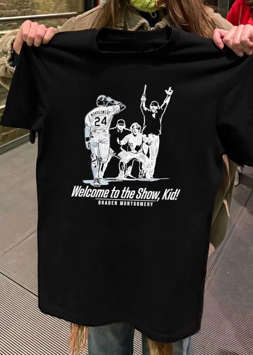 Braden Montgomery Welcome to the Show Kid Texas A&M Baseball T-Shirt