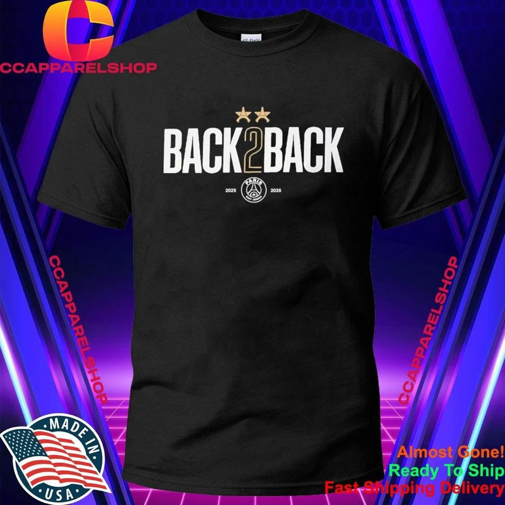 PSG Winner Back to Back 2 Star Champions League 2026 Shirt
