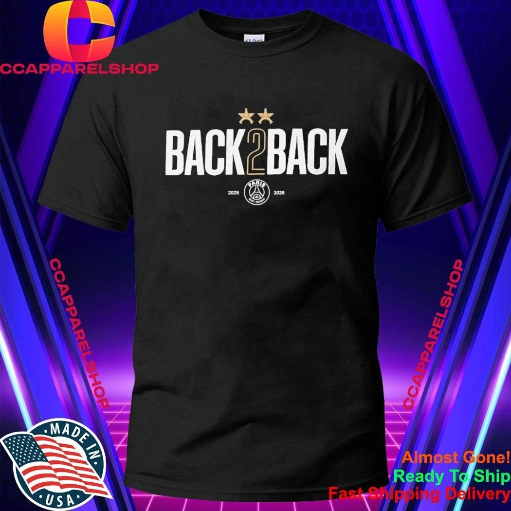 PSG Winner Back to Back 2 Star Champions League 2026 Shirt