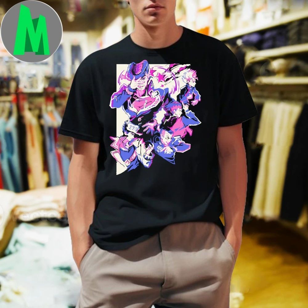 Original Morioh-cho Warriors JoJo’s Bizarre Adventure T-shirt