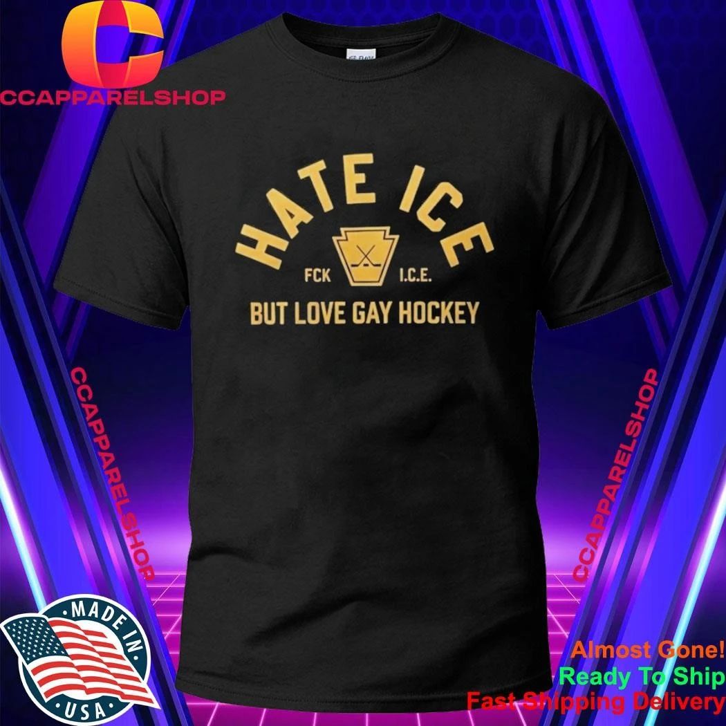 Hate Ice But Love Gay Hockey Shirt