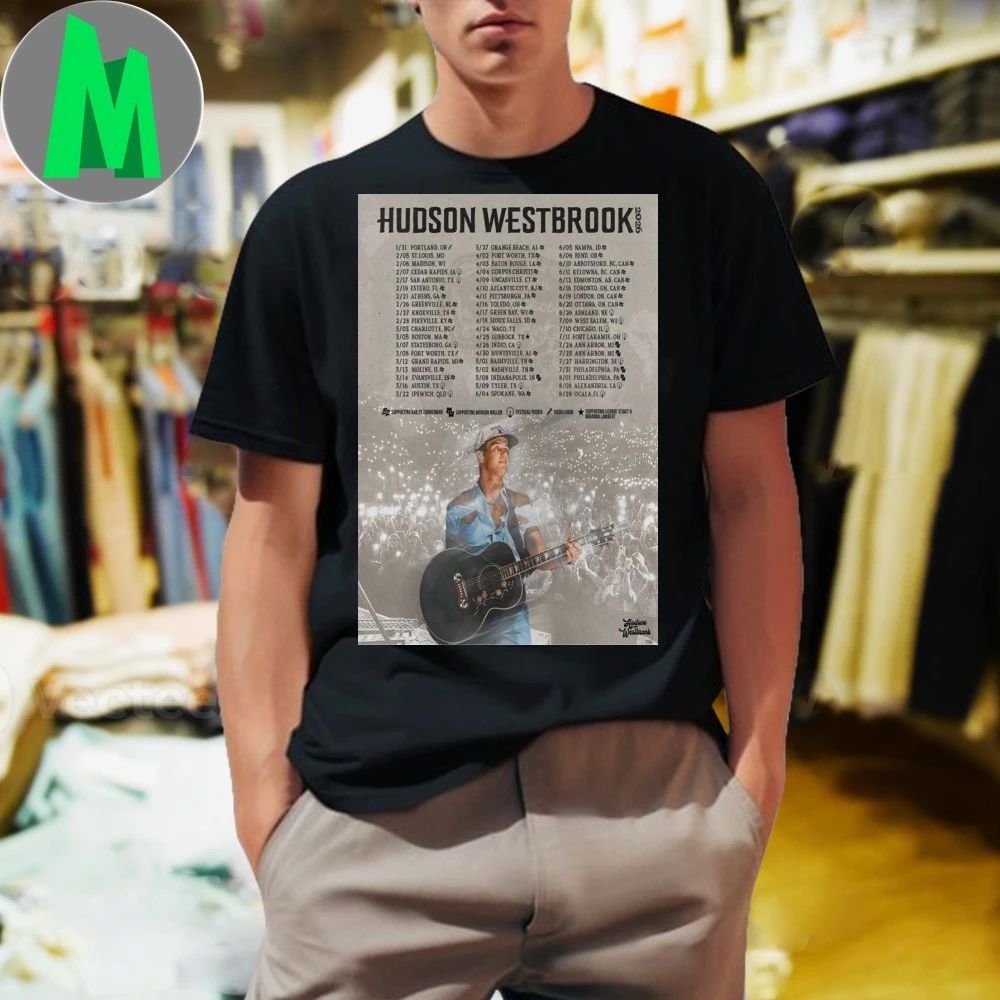 Original Hudson Westbrook Cedar Rapids Feb 7 2026 Poster Shirt