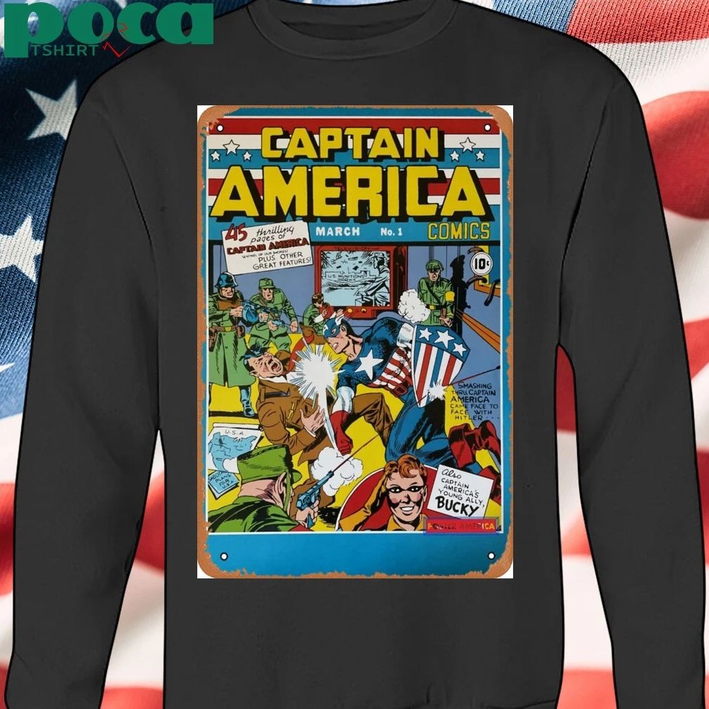 Captain America Punching Hitler Shirt