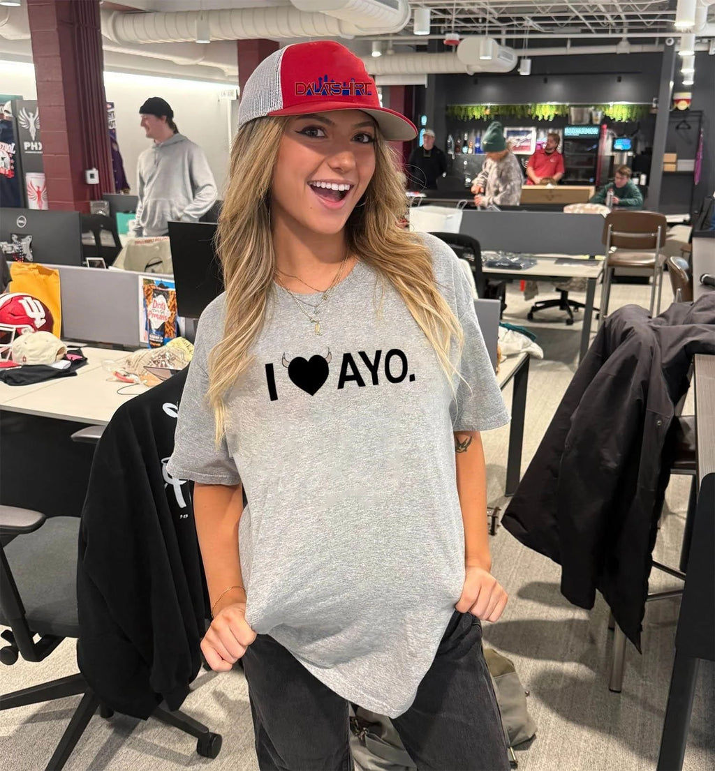 I Heart Ayo Horned Black Heart Minimalist shirt
