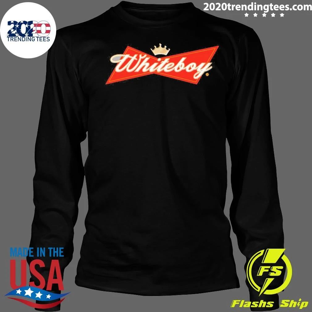 Whiteboy Logo Parody Funny Humor Shirt