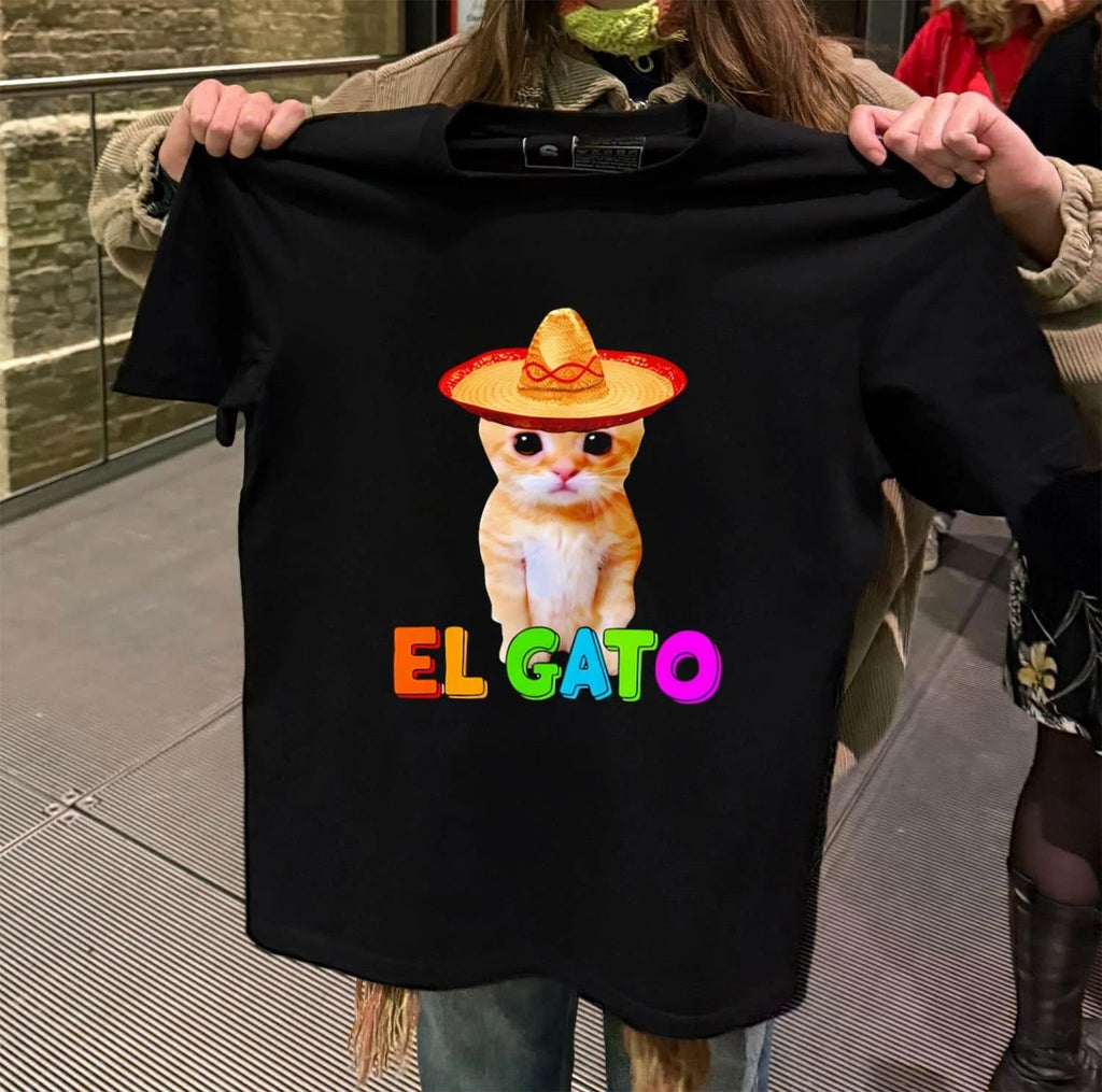 El Gato Cat Wearing Sombrero Hat shirt