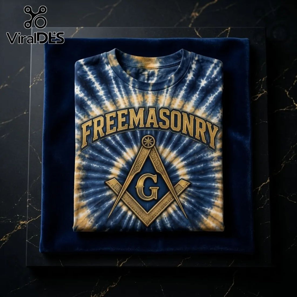 Freemasonry Premium Tie-Dye T-Shirt