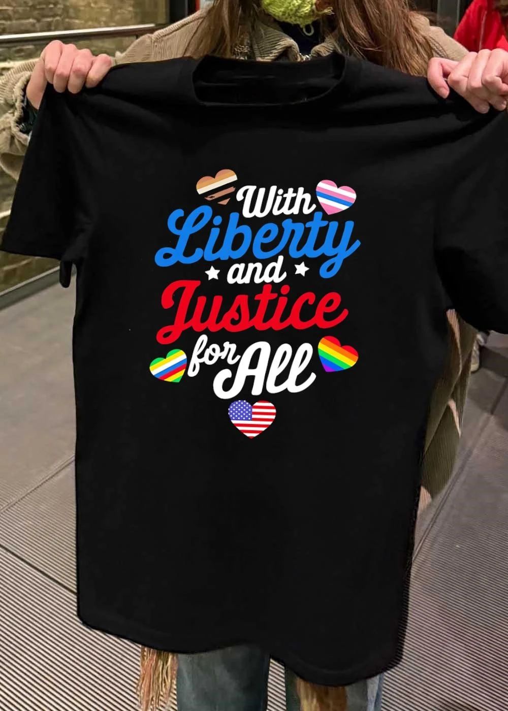 With Liberty and Justice for All shirt