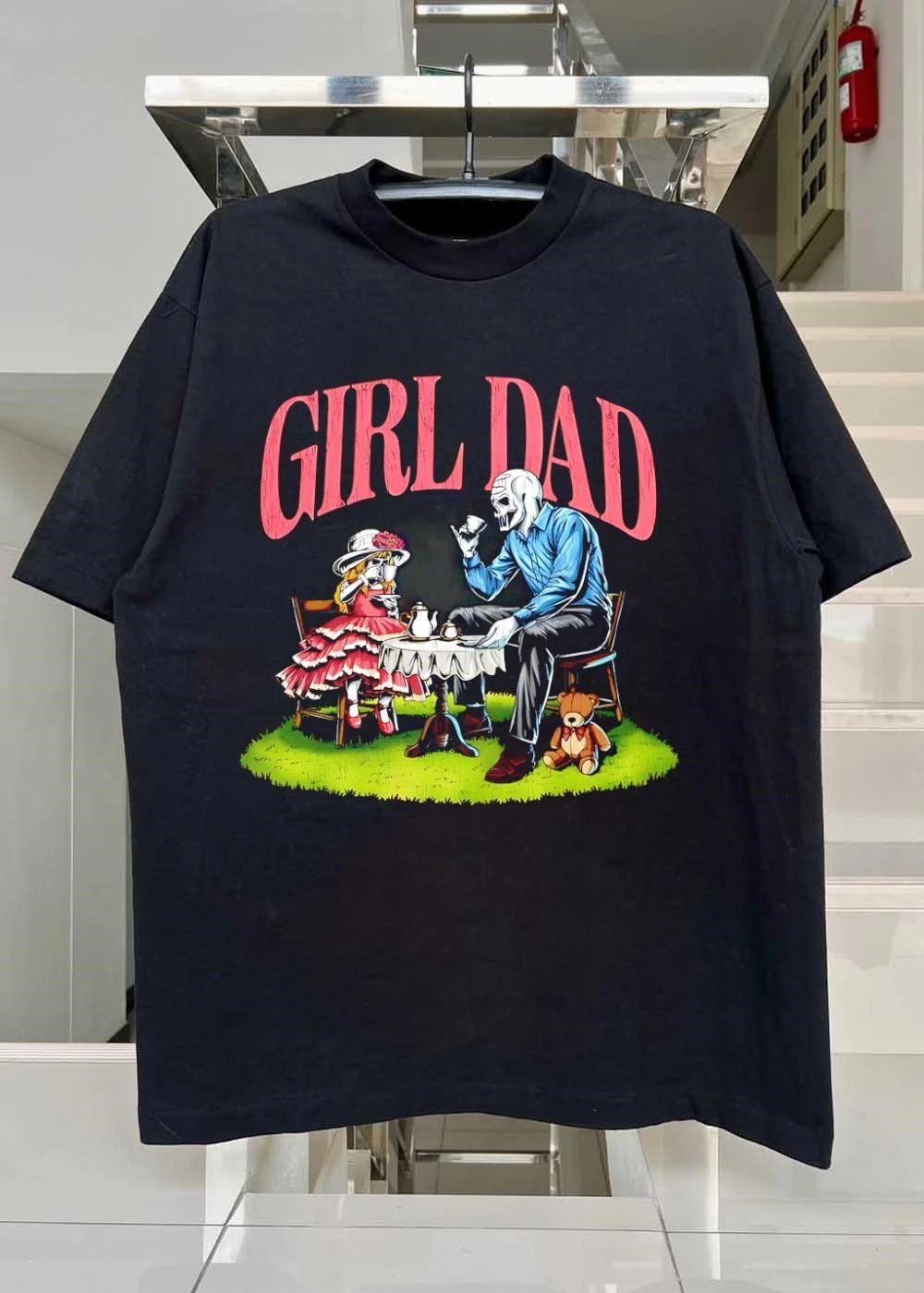 Dadlads Tea Time Girl Dad T-Shirt