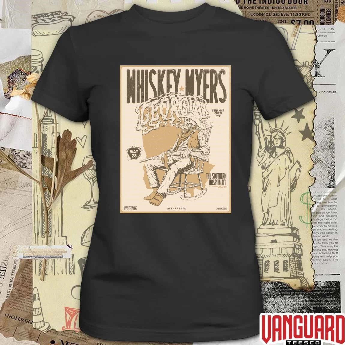 Whiskey Myers The Southern Hospitality Tour May 23 2026 Alpharetta GA Poster Pop-Up t-shirt