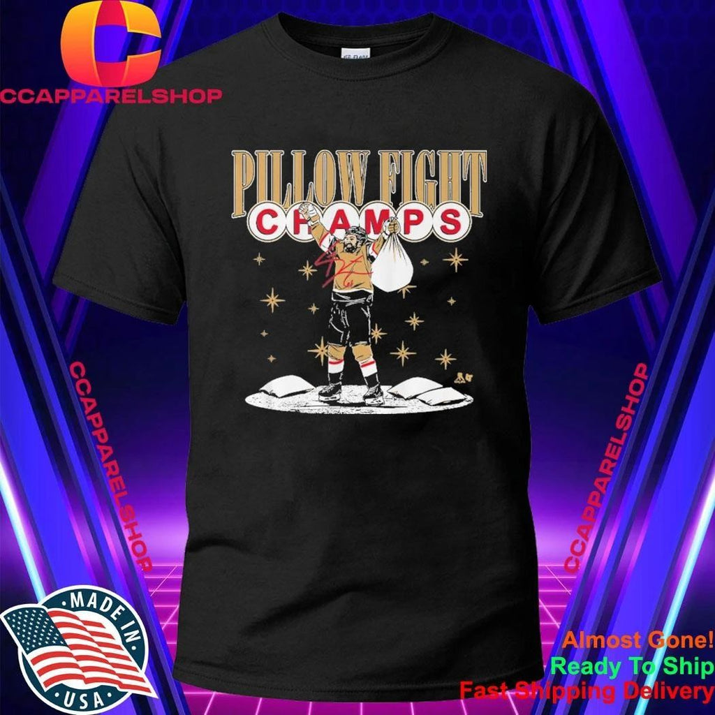 Vegas Golden Knights Hockey Pillow Fight Champs Signature Shirt