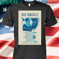 Jose Gonzalez North America Tour 2025 Poster T-shirt
