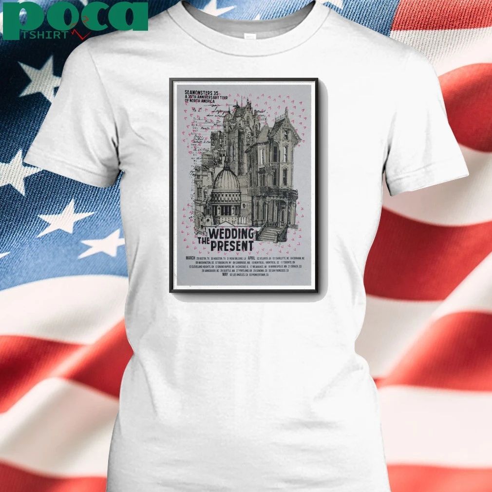 May 2 2026 The Wedding Present Los Angeles Poster TOUR shirt