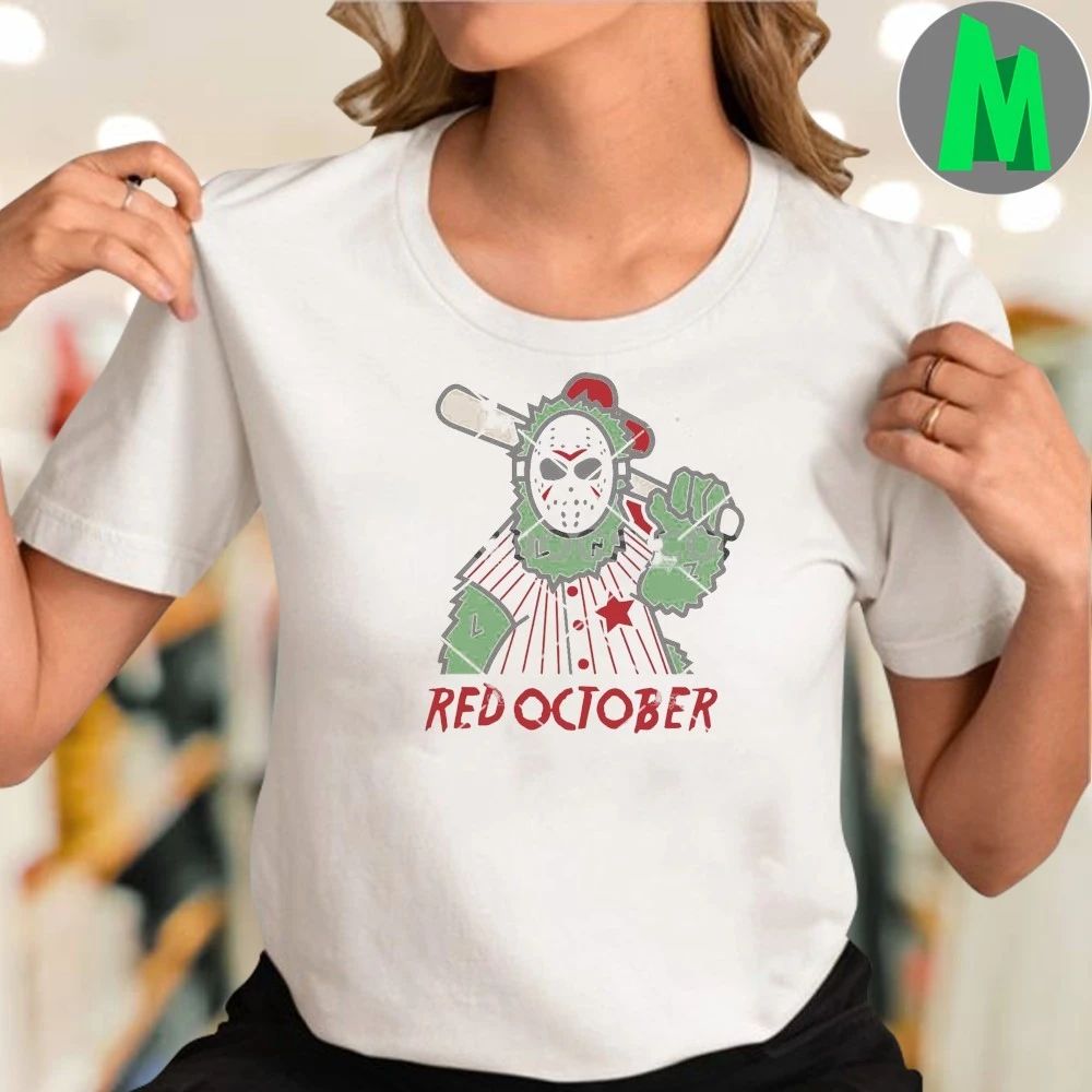 Jason Voorhees Phillies Red October Shirt