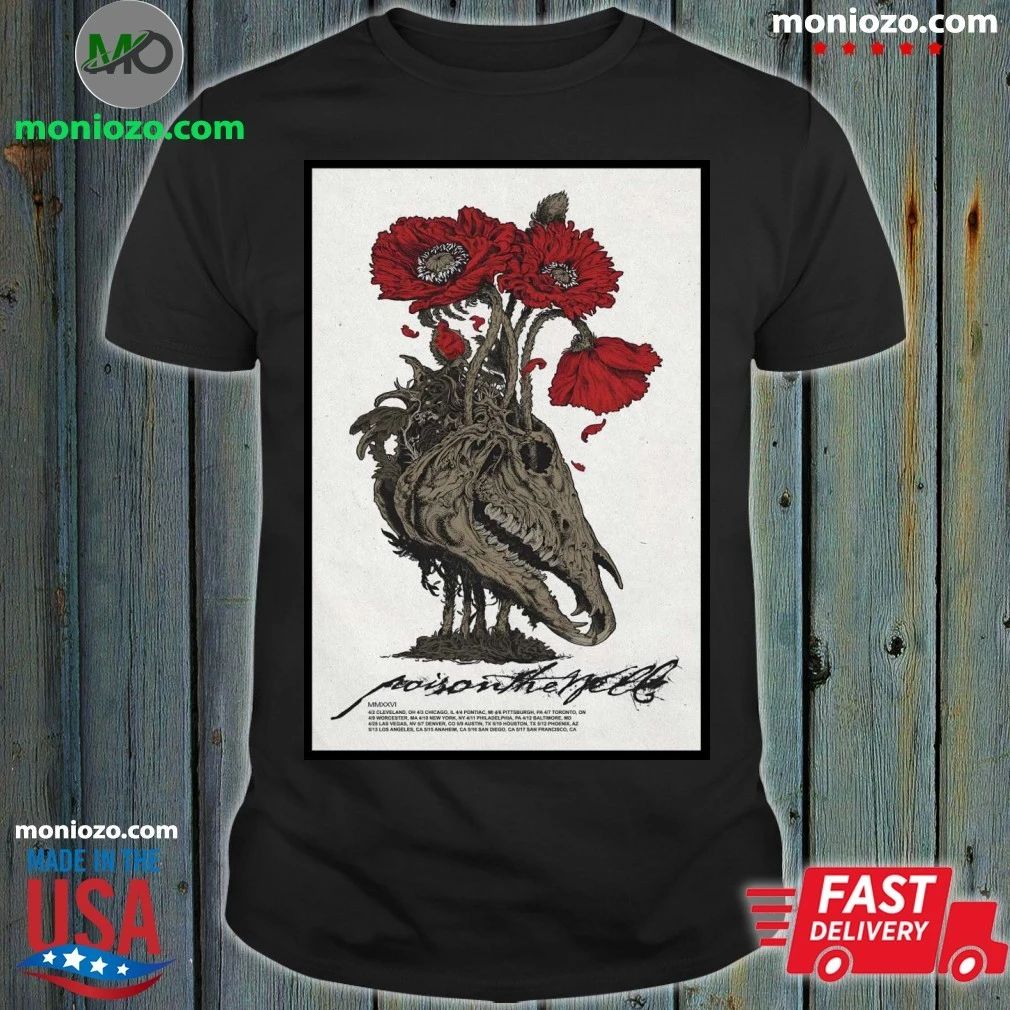 Poison The Well US 2026 Shows Poster T-Shirt – Best Gift for Music Fans