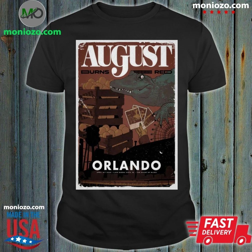 August Burns Red House of Blues Orlando, FL 4.16.2026 Poster Shirt