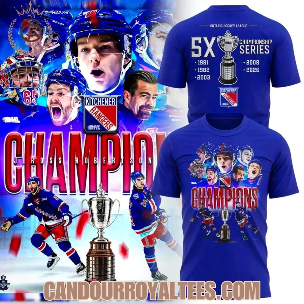 Kitchener Rangers 5x OHL Champions Shirt