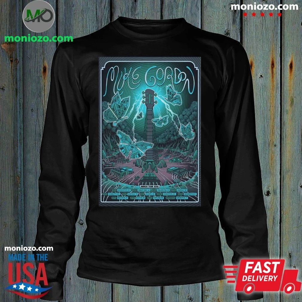 Original Mike Gordon March 2026 Poster Shirt