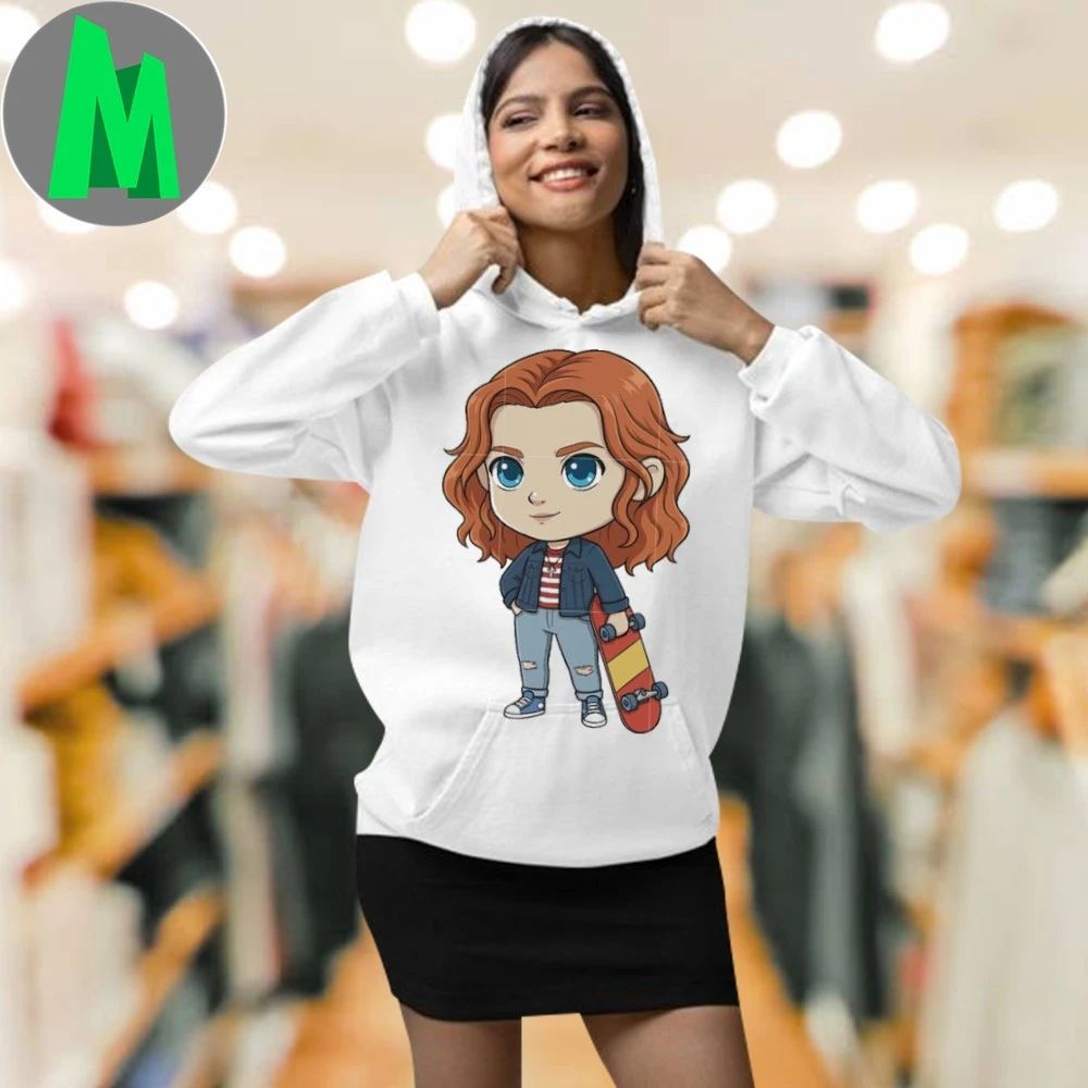 Max with skateboard chibi shirt