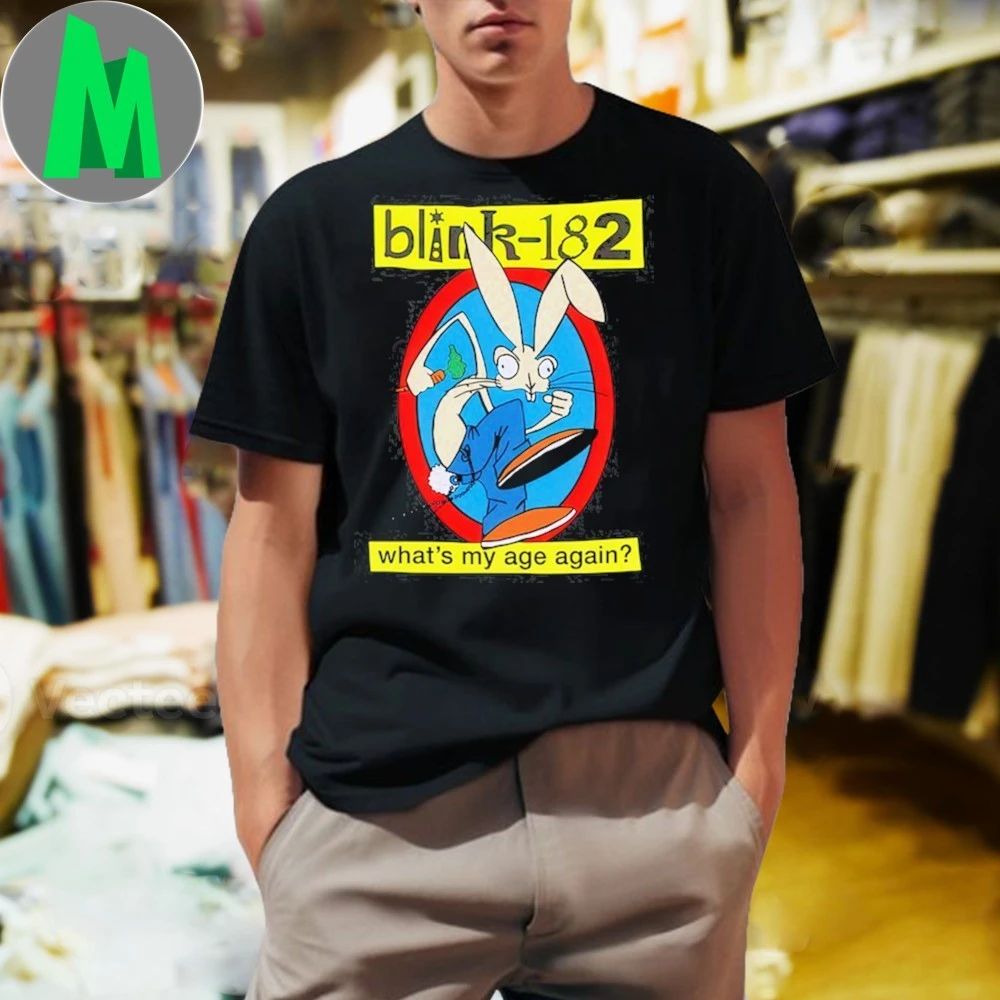 Blink 182 What’s My Age Again Green 2025 T-Shirt