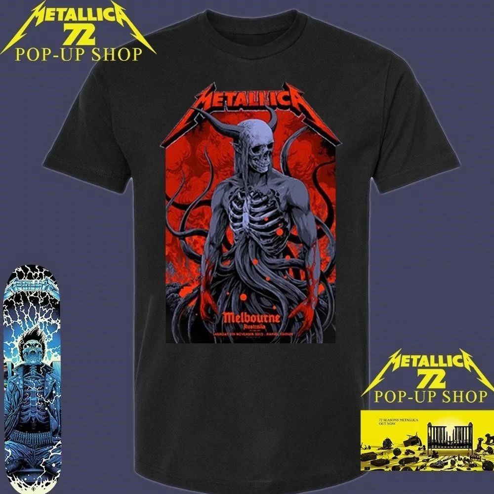 Metallica M72 Melbourne Art Ken Taylor Exclusive Poster Pop-Up Shop Limited T-Shirt