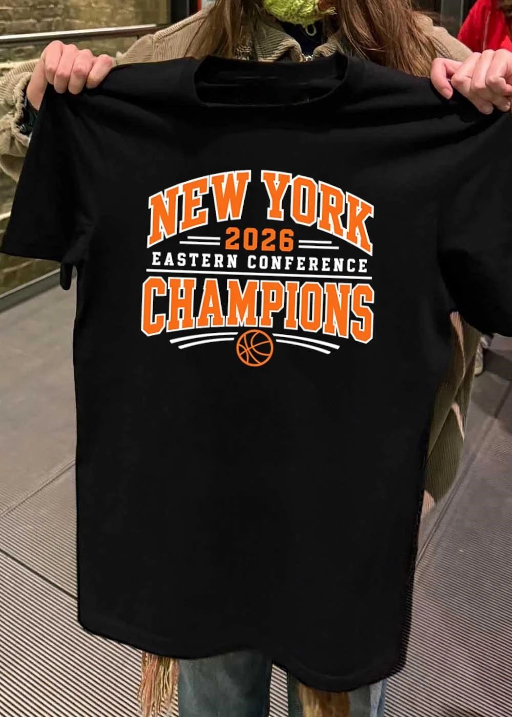 New York 2026 Eastern Conference Champions Basketball Fan Shirt
