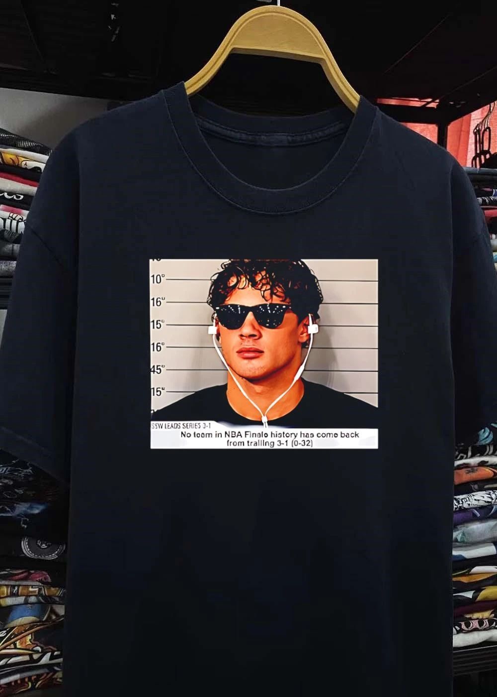 NBA Finals Mugshot No Team has Come Back from Trailing 3-1 T-Shirt
