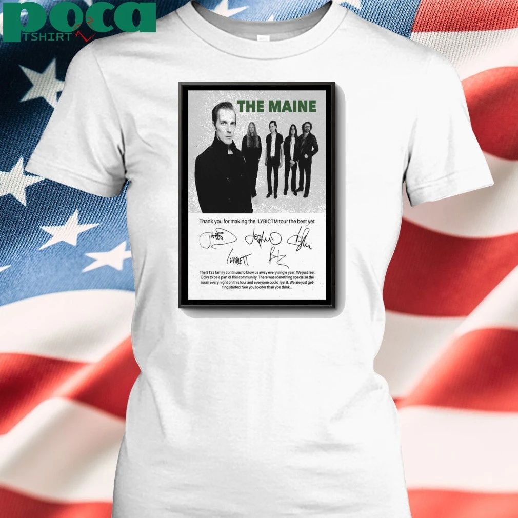 Poster 2026 Signed The Maine Tour ILYBICTM New shirt
