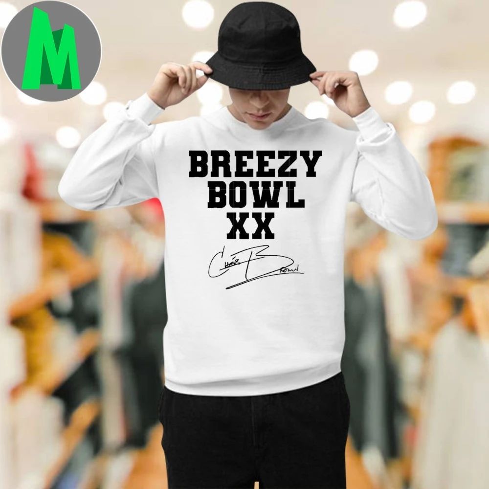 Breezy bowl xx chris brown logo breezy bowl signature T-Shirt