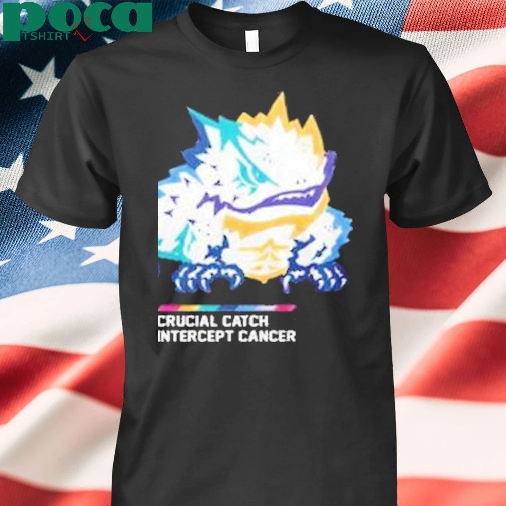 TCU Horned Frogs x Crucial Catch Intercept Cancer 2025 T-Shirt