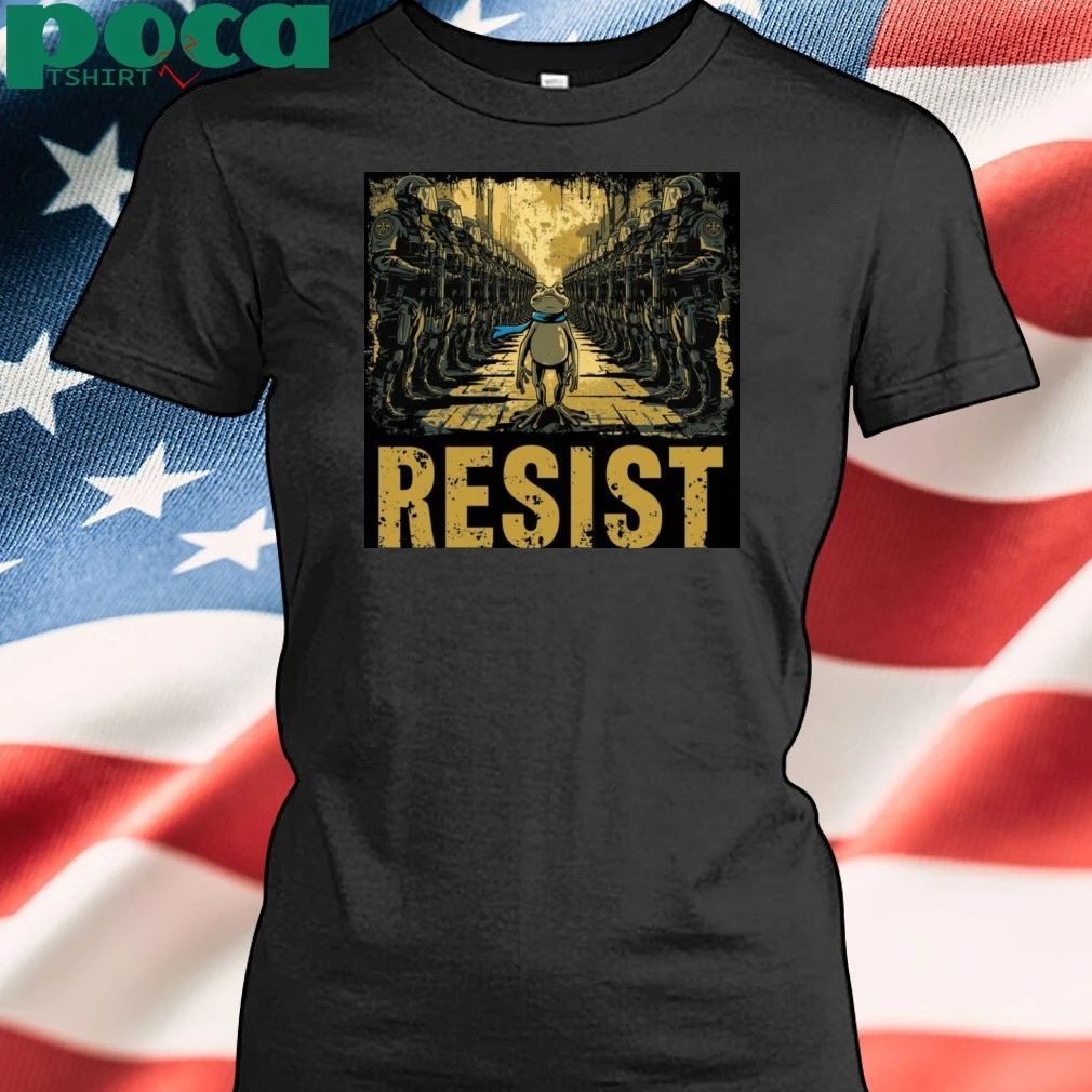 Portland Frog Protest – Portland Frog Resist T-Shirt