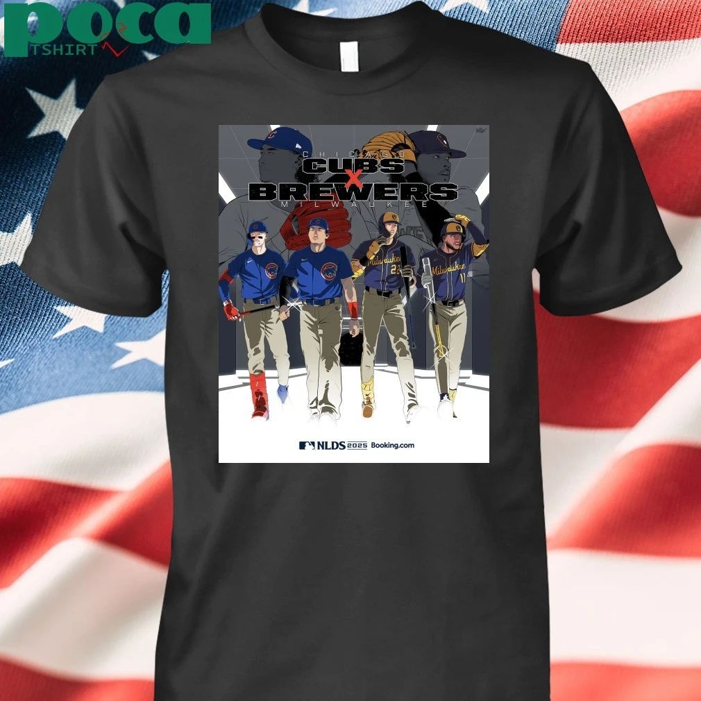 Chicago Cubs Vs Milwaukee Brewers 2025 Mlb National League Division Series Art shirt