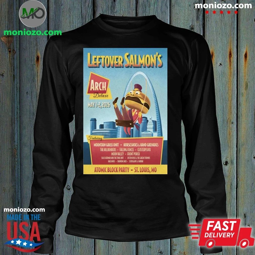 Original Leftover Salmon’s May 1-2 2026, St. Louis MO Poster Shirt