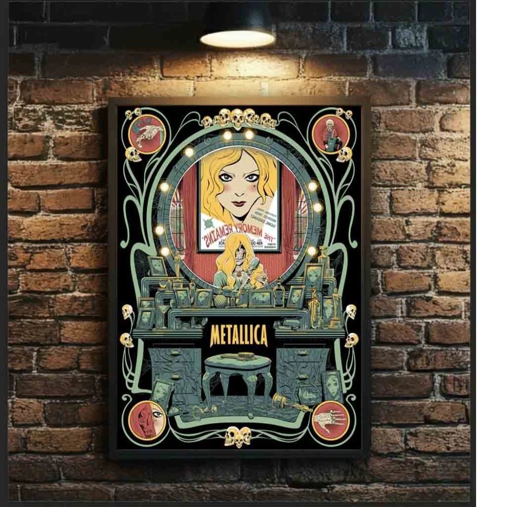 Metallica The Memory Remains (Reload) Poster by MK CSDY