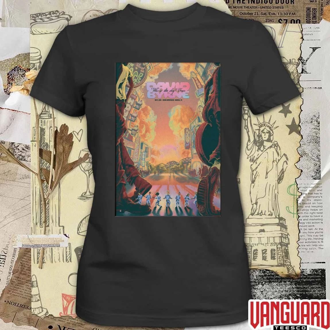 David Byrne Pop-Up Shop Now May 9 2026 Ascend Amphitheater Nashville TN Poster t-shirt