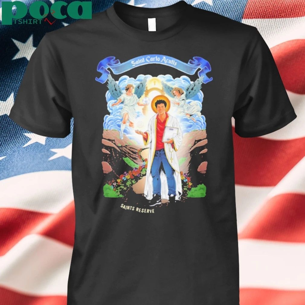 St. Carlo Acutis Saints Reserve Canonization T-shirt