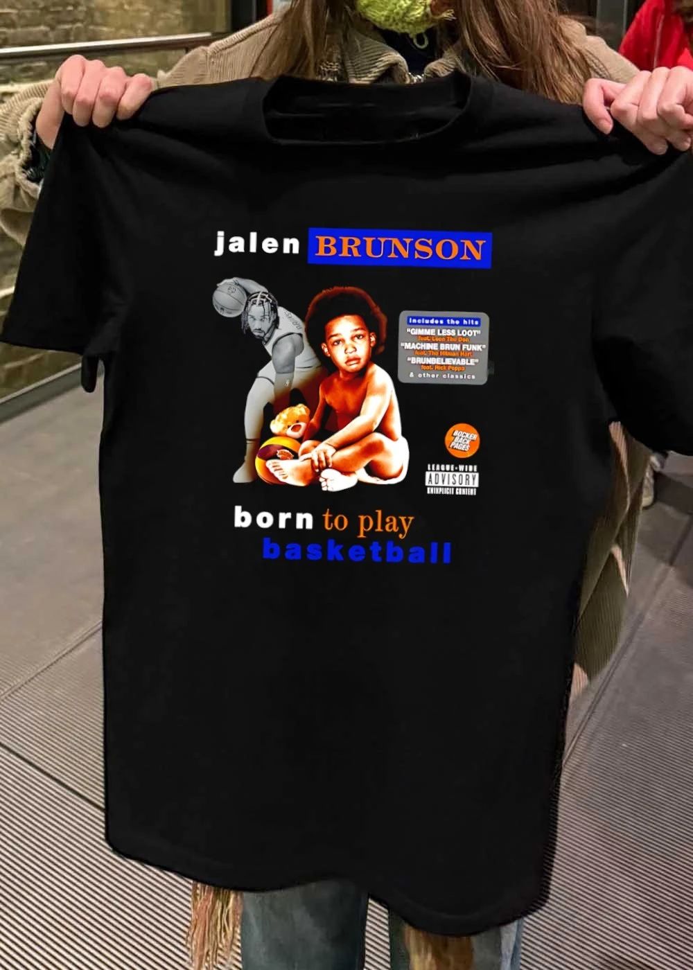 Jalen Brunson Born to Play Basketball NY Knicks T-Shirt