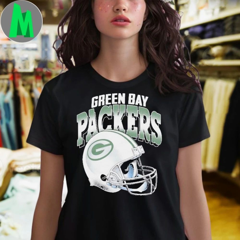 Original Green Bay Packers Gradient Helmet Shirt