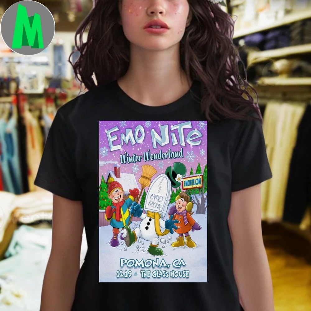 Emo Nite The Glass House Pomona Ca Dec 19 2025 Poster Shirt