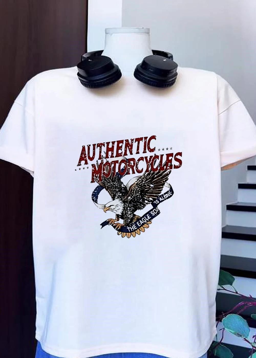 Authentic Motorcycles Eagle Soars Alone shirt