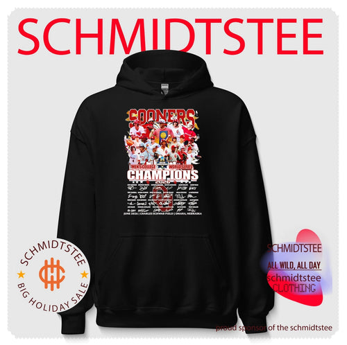 2026 Oklahoma Sooners Men’s College World Series Champions signature shirt