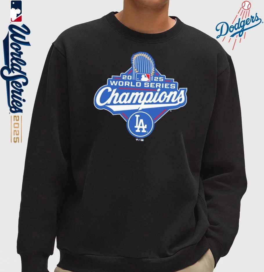 Los Angeles Dodgers 2025 World Series Champions Official Logo Limited T-Shirt