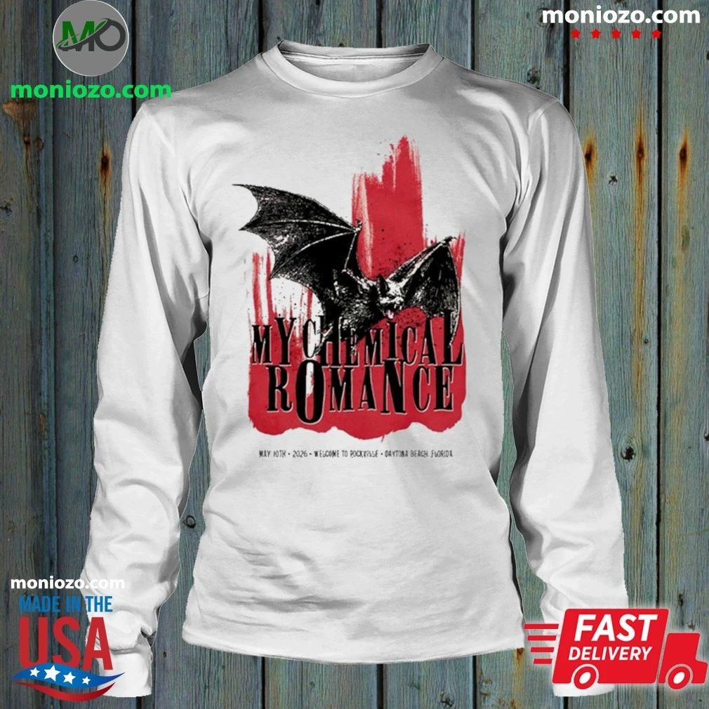 Original My Chemical Romance May 10 2026 Daytona International Speedway Show Shirt