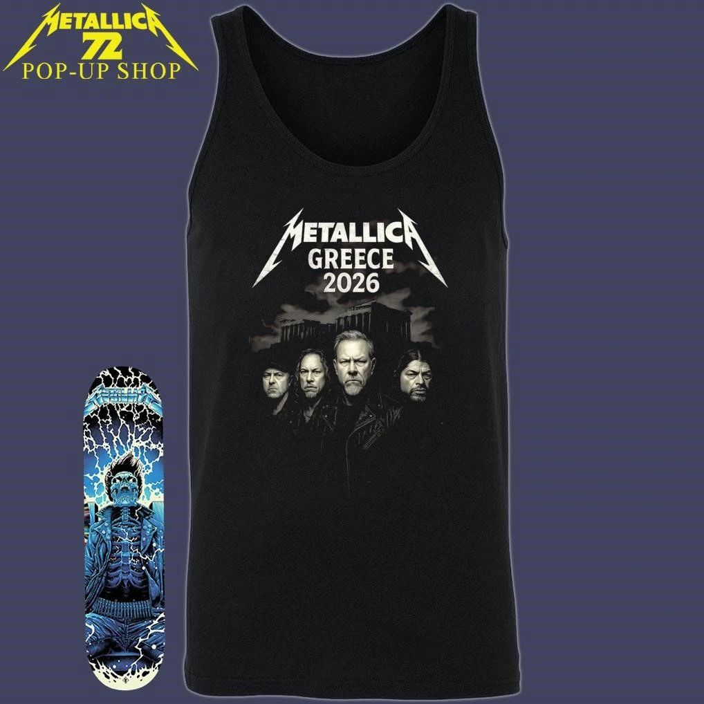 Metallica M72 Athens Greece 2026 Band Member T-Shirt