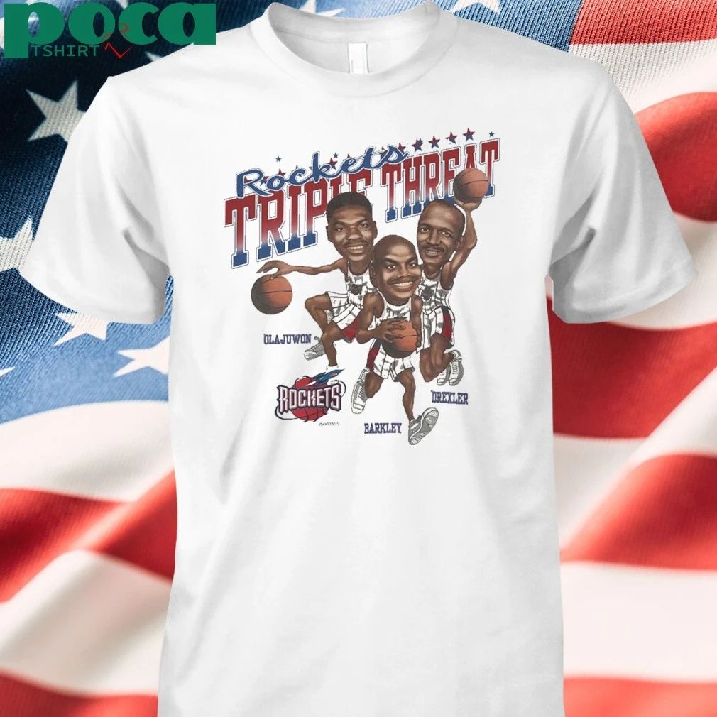 Vintage Houston Rockets Triple Threat Shirt
