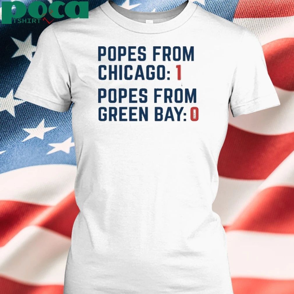 Popes From Chicago Popes From Green Bay Rivalry T-shirt